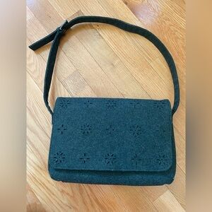 New CROSSROADS dark green Monogram Mini Shoulder Bag – Magnetic Snap